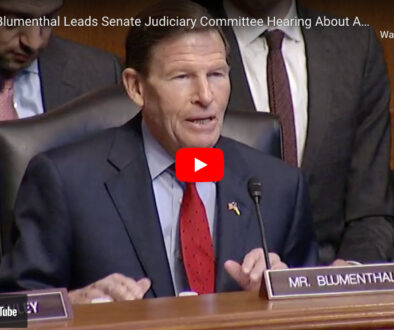 Richard Blumenthal Leads Senate Judiciary Committee Hearing