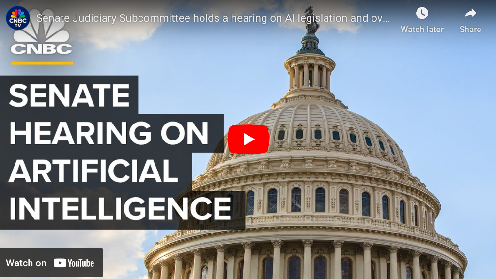 Senate Judiciary Subcommittee holds a hearing on AI legislation and oversight