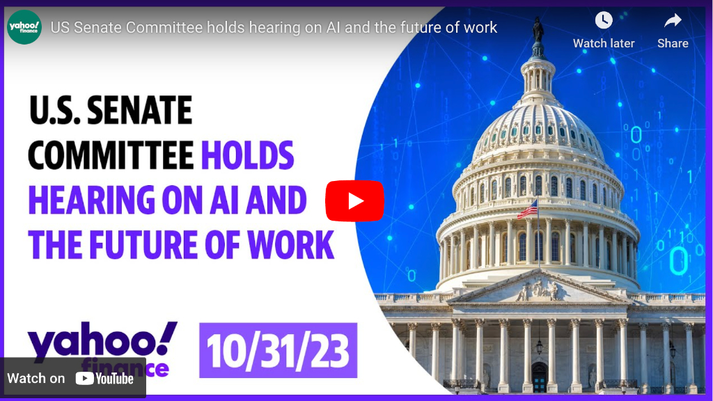 US Senate Committee holds hearing on AI