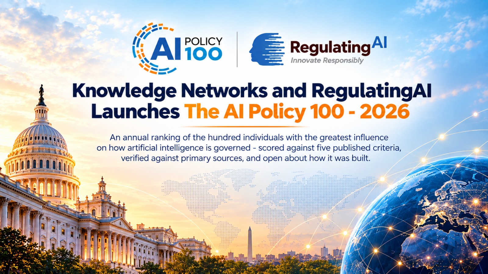 Knowledge Networks and RegulatingAI Unveil The AI Policy 100 (2026), Naming the 100 People Who Write the Rules of Artificial Intelligence