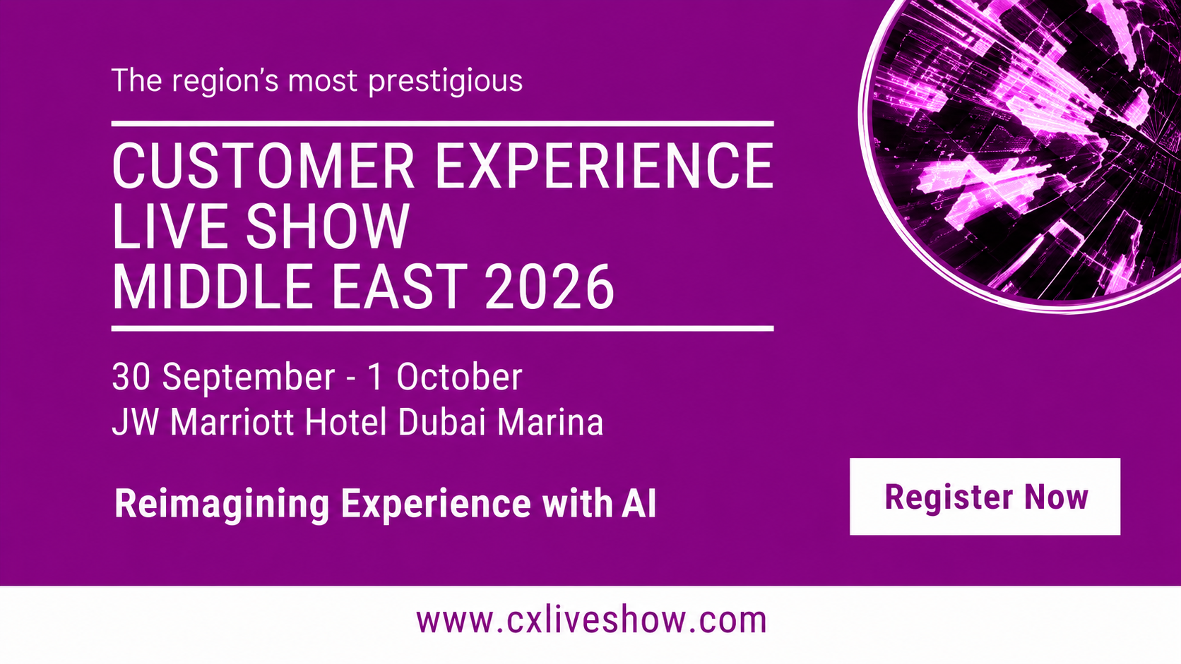 Customer Experience LIVE The Experience Show 2026 – Middle East