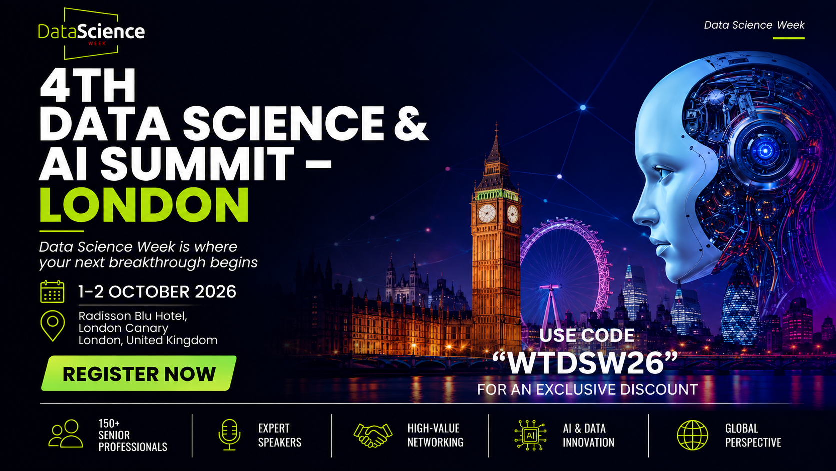 The 4th Data Science & AI Summit Returns to London in 2026